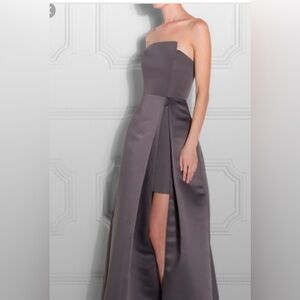 Halston Heritage Strapless Maxi